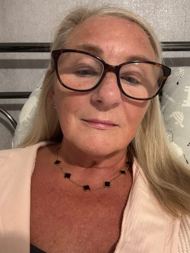 Customer photo review of Celine Ten Clover Necklace
