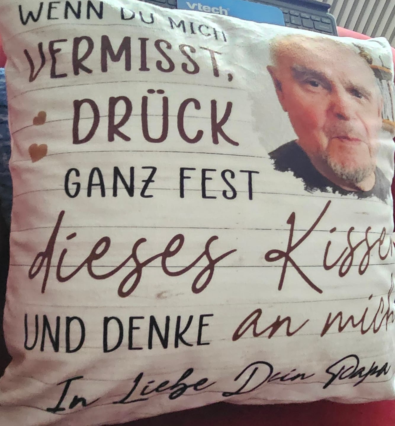Customer photo review of Immer bei dir - Familien-Kissen