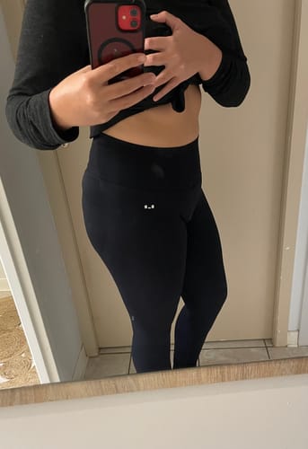 Customer photo review of Legging Scrunchless - Charbon