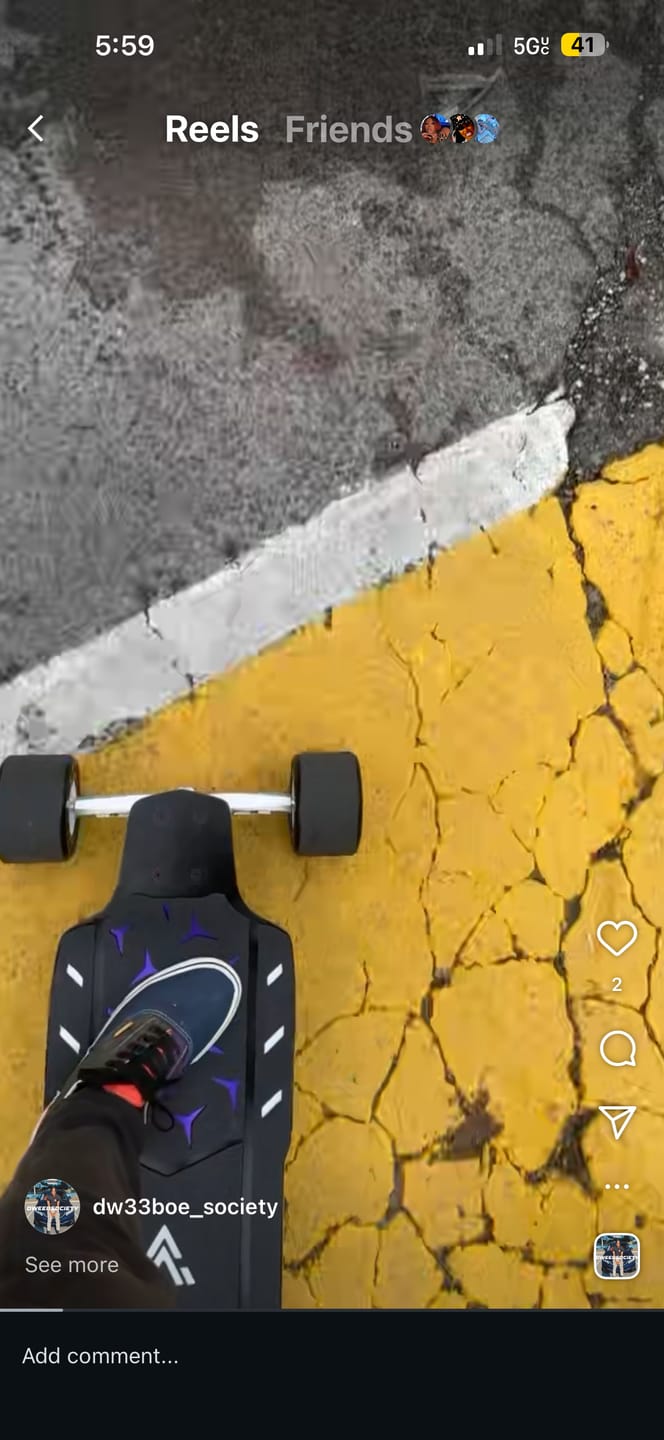 Customer photo review of Acedeck® Nomad N1 Electric Skateboard