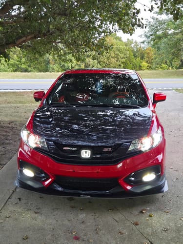 Customer photo review of Honda Logo Front Grille LED Crystal Dynamic Illuminated Emblem Not Compatible with ACC Radar