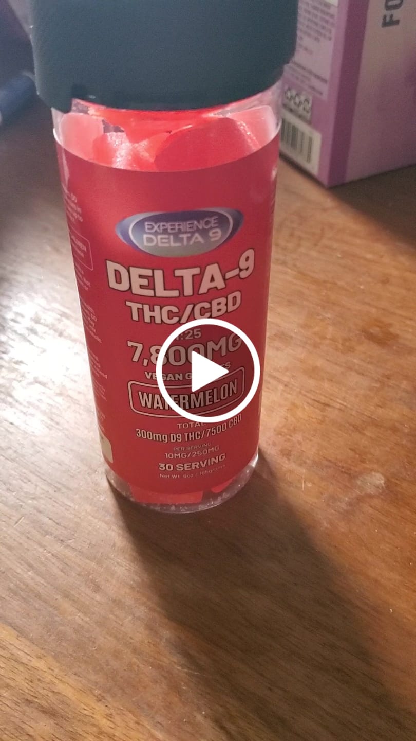 Customer video review of 25:1 Delta-9 THC/CBD Watermelon Gummies