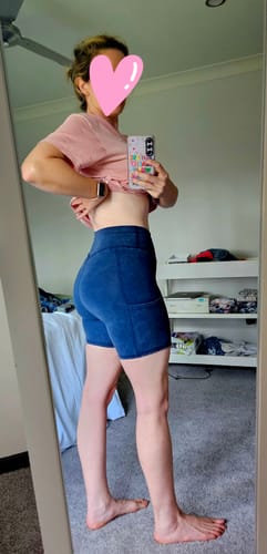 Customer photo review of Hemp Bike Short with Pockets