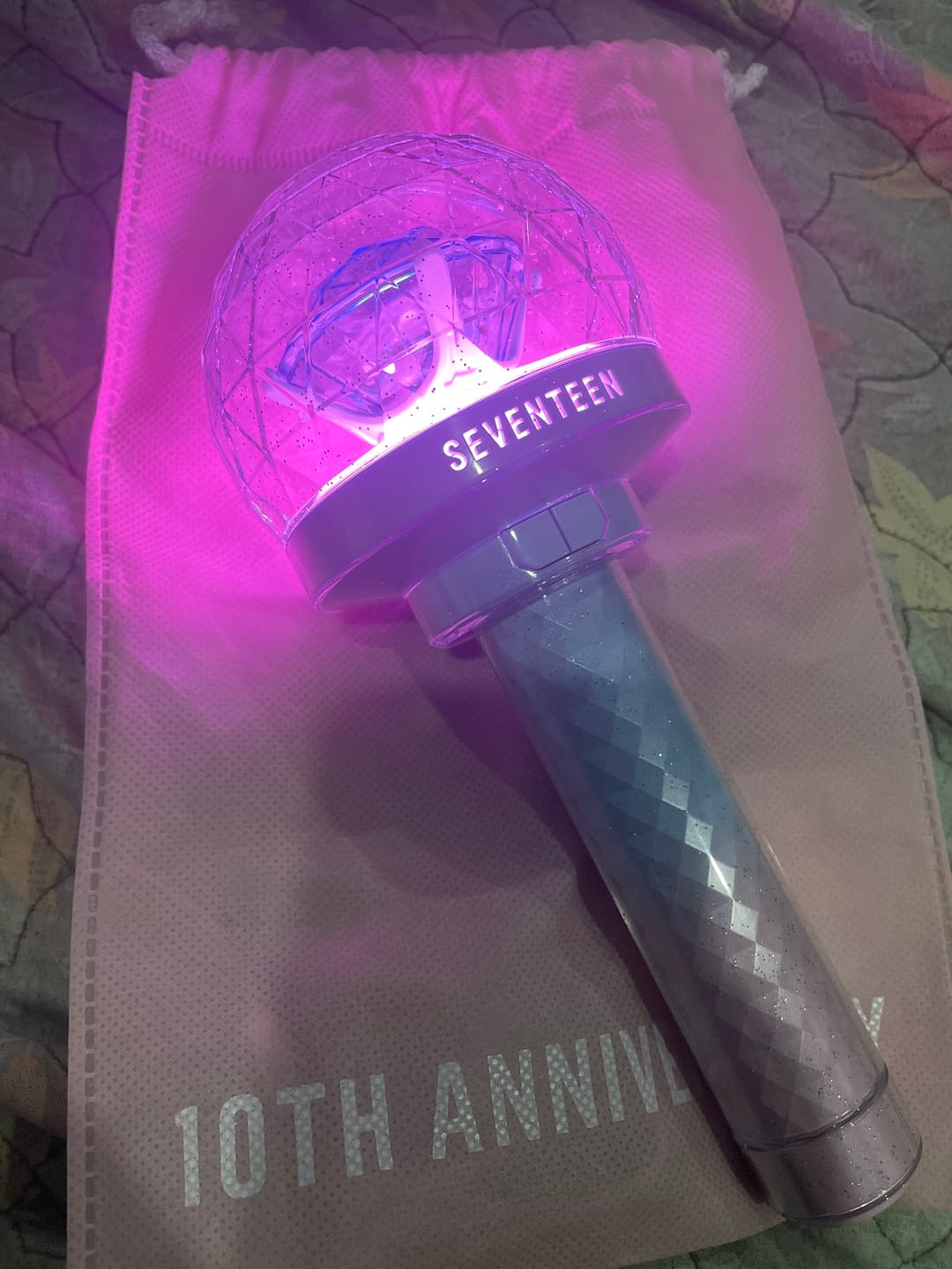 Customer photo review of SEVENTEEN - OFFICIAL LIGHT STICK VER.3 10TH ANNIV.