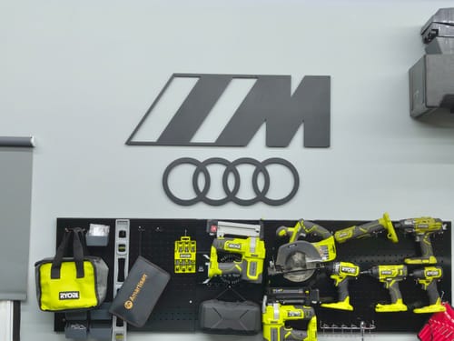 Customer photo review of Audi Metal Car Emblem