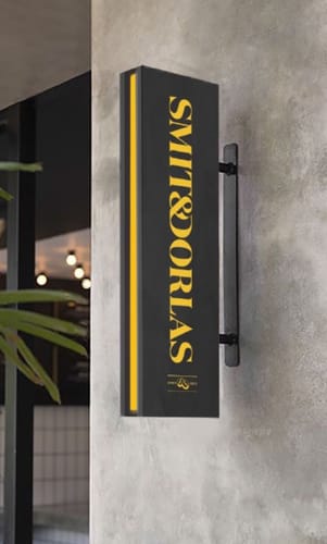 Customer photo review of Custom Business Sign For Dianka