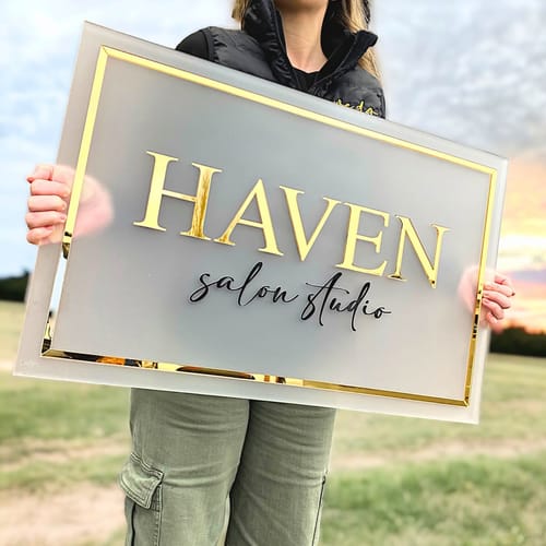 Customer photo review of CUSTOM SIGN FOR Gaella Doutis