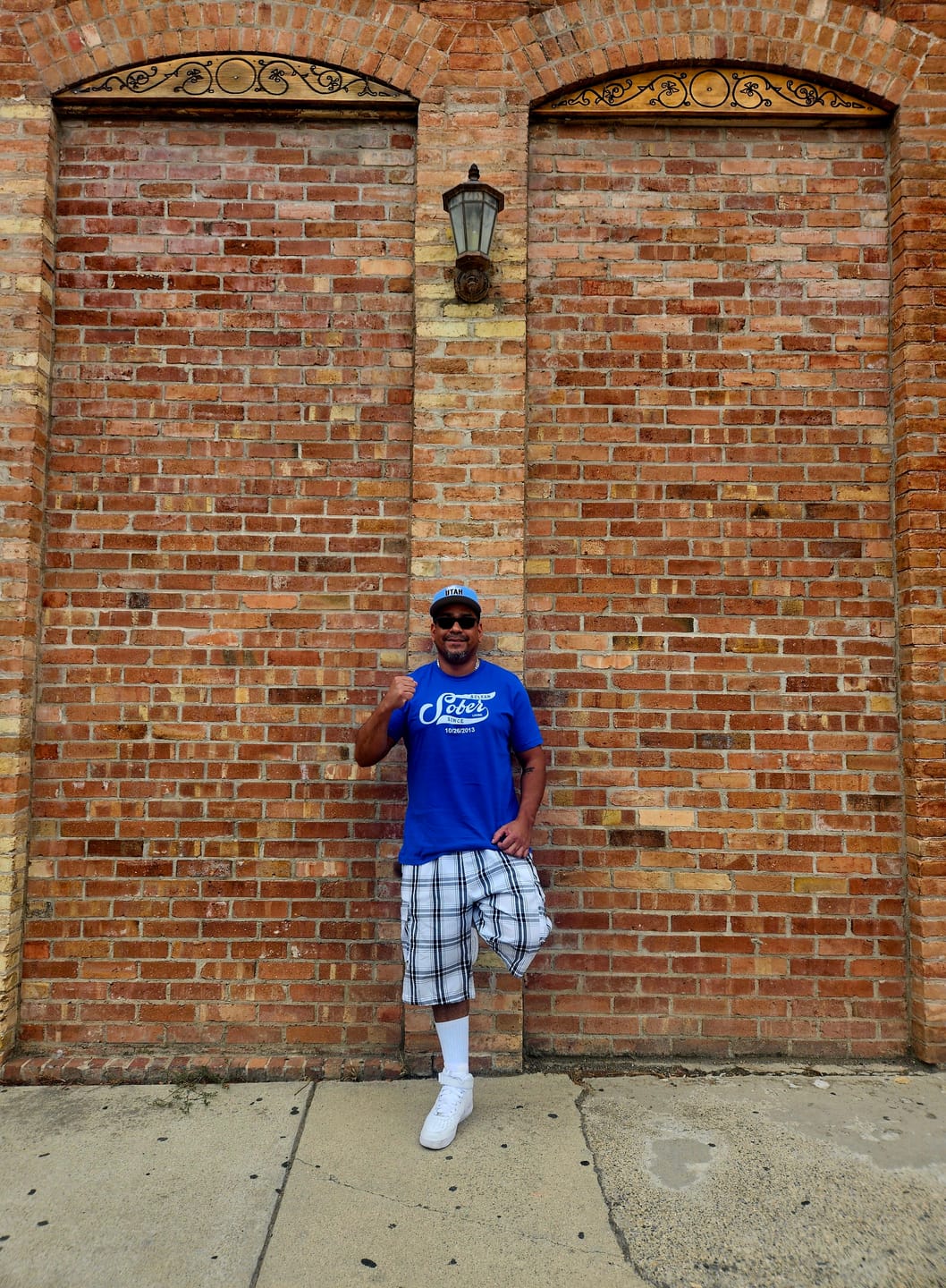 Customer photo review of Sober T Shirt | Personalized Sober Since Shirt with Custom Date