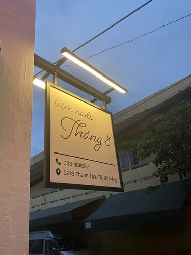 Customer photo review of Custom Business Sign For Dianka