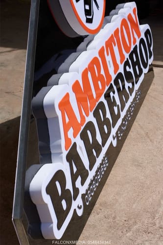 Customer photo review of Custom Business Sign For Thuy nguyen