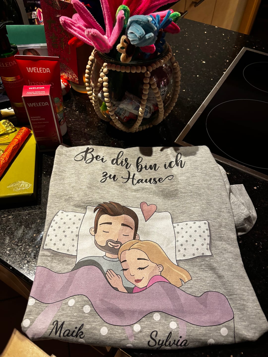 Customer photo review of Schlafmützen - Personalisiertes T-Shirt