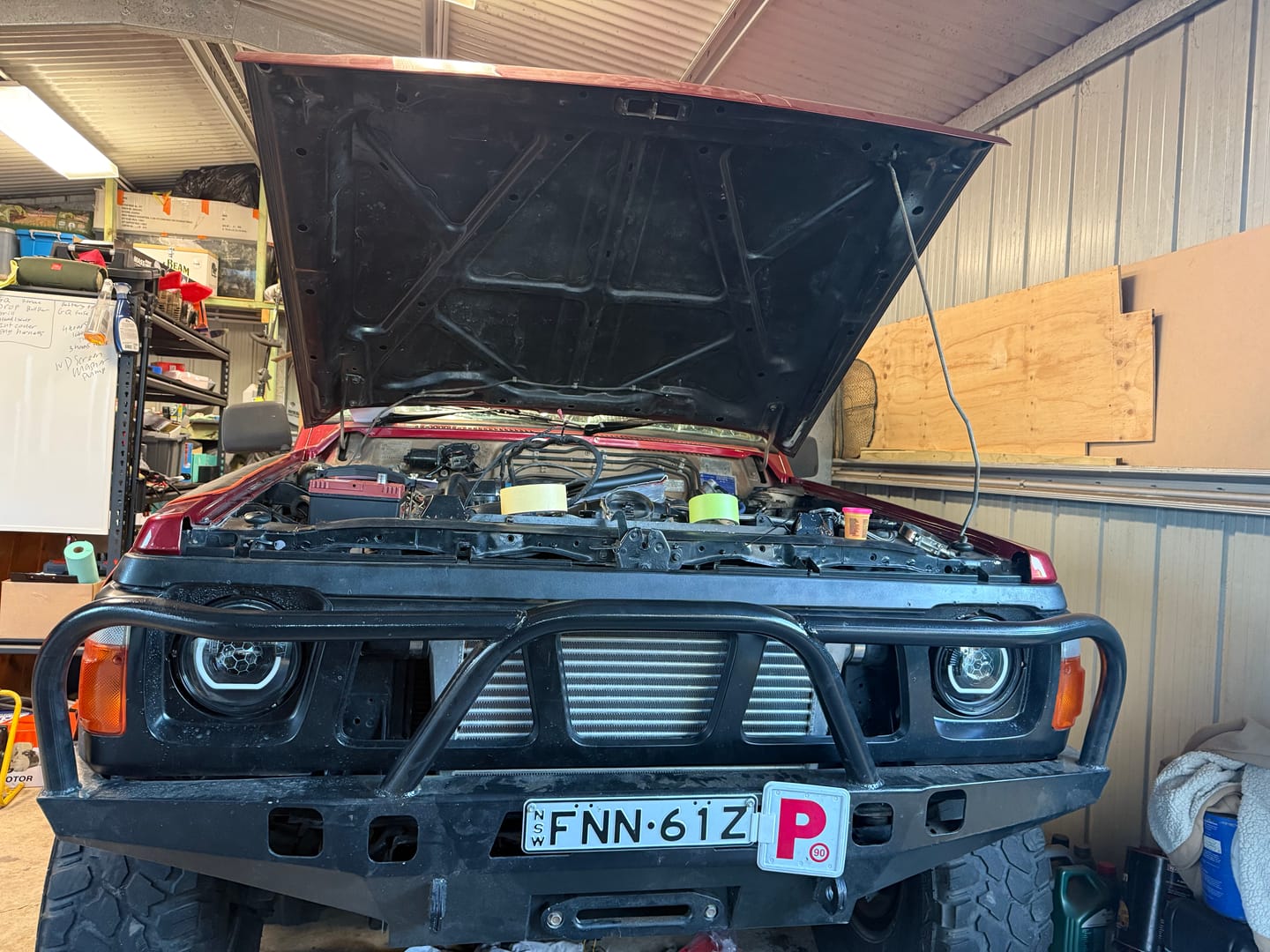 Customer photo review of 7" 'Angry Eye' Bi-LED Headlights