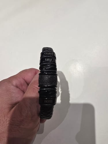 Customer photo review of Bracelet: Black