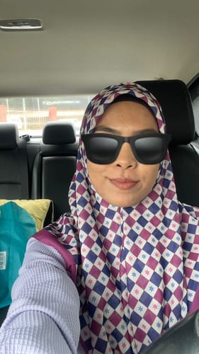 Customer photo review of Monogram Square (Burgundy)