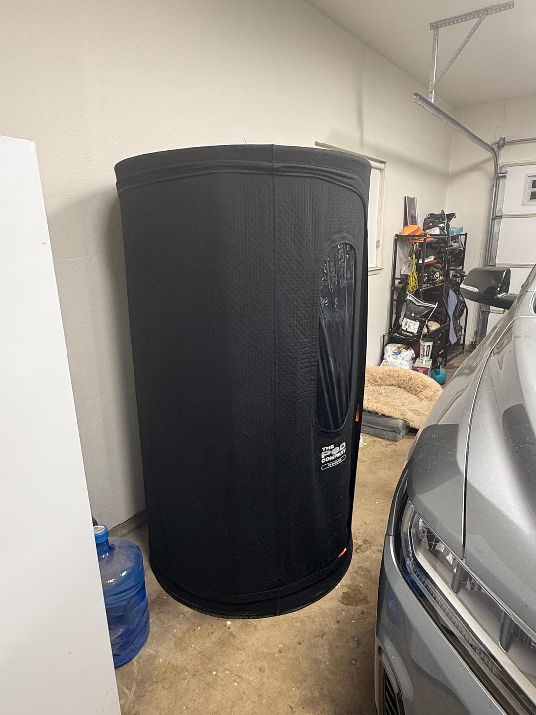 Customer photo review of The Sauna Pod