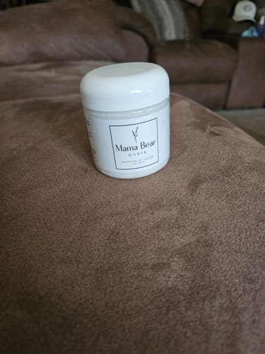 Customer photo review of Mama Bear Nerve Relief Lotion
