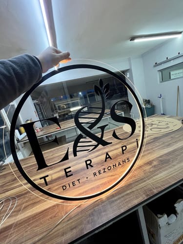 Customer photo review of NEON ACRYLIC SIGN