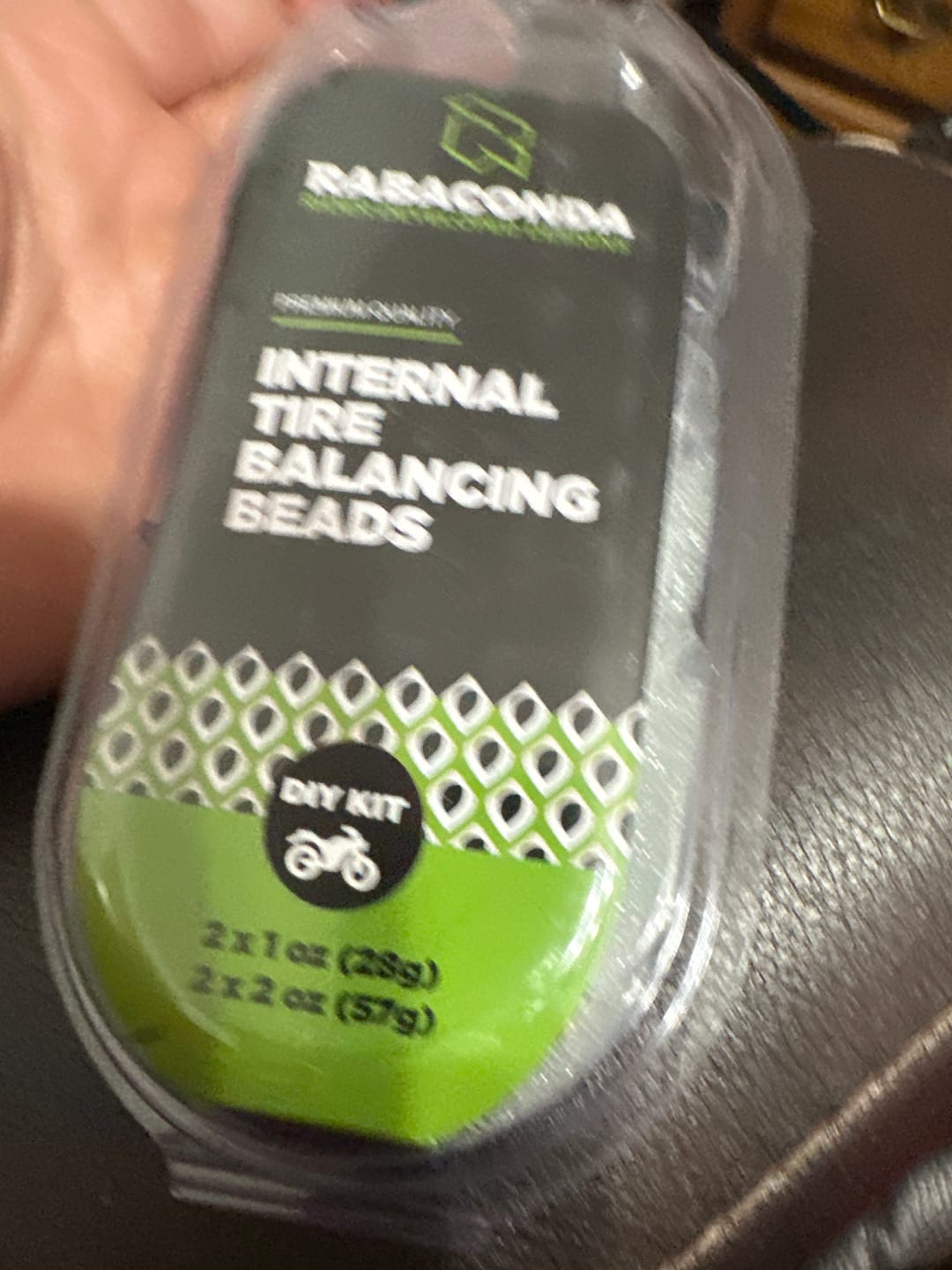 Customer photo review of Motorcycle Tire Balancing Beads