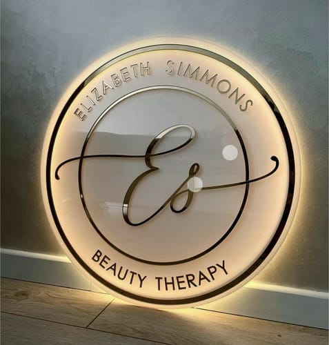 Customer photo review of NEON ACRYLIC SIGN