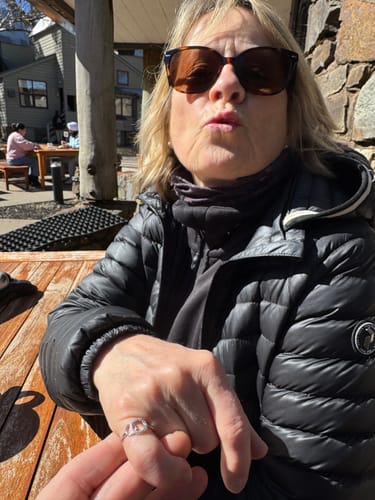 Customer photo review of To My Sister - Forever Linked Ring