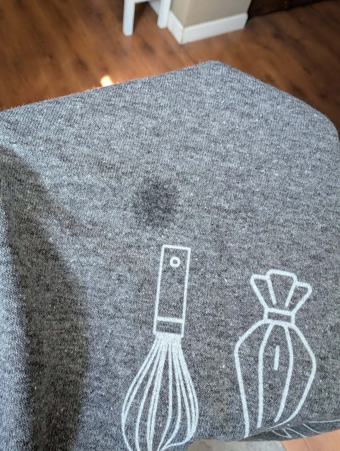Customer photo review of Choose Your Weapon V-Neck T-Shirt