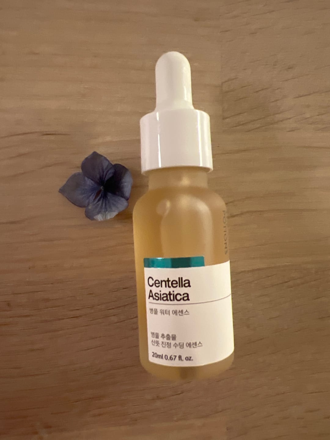 Customer photo review of The Potions Centella Asiatica Water Essence (20ml) - Helbredende og foryngende. Reduserer akne, psoriasis og eksem