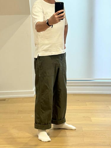 Customer photo review of Vietnam War OG-107 Utility Fatigue Pants