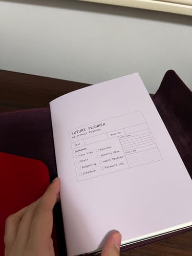 Customer photo review of Future Planner