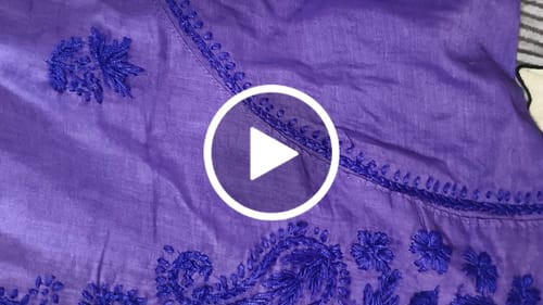 Customer video review of Gul Purple Cotton Kurta