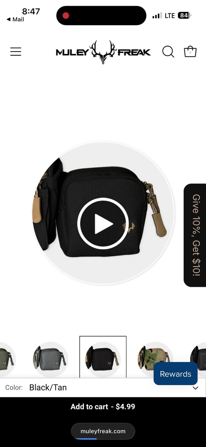 Customer video review of Game Changer Accessory Pouch