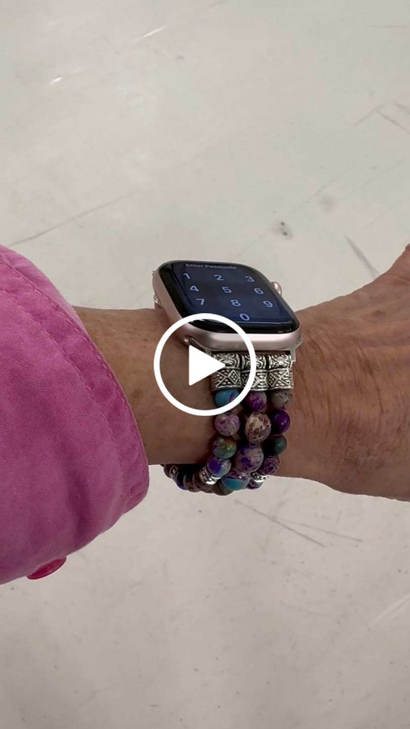 Customer video review of Intense Jasper Stretch Apple Watch Strap