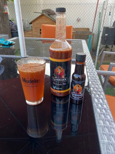Customer photo review of La Suegra Michelada Mix