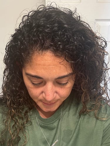 Customer photo review of Instant Dye Shampoo