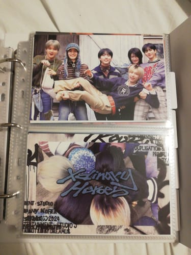 Customer photo review of Custom A5 2-Pocket Pages - Postcard - Clear