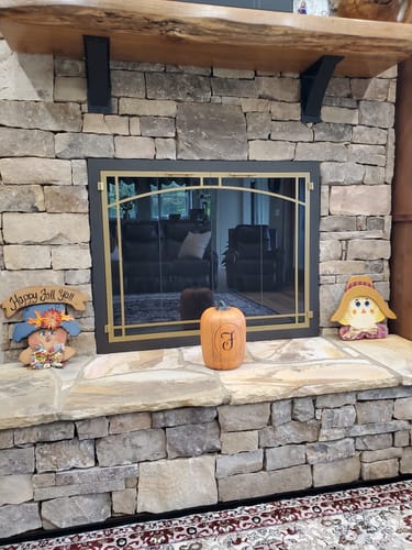 Customer photo review of DeepSet - Masonry and Prefab Fireplace Doors