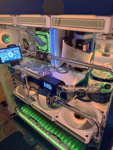 Customer photo review of Custom Design RGB GPU Backplate