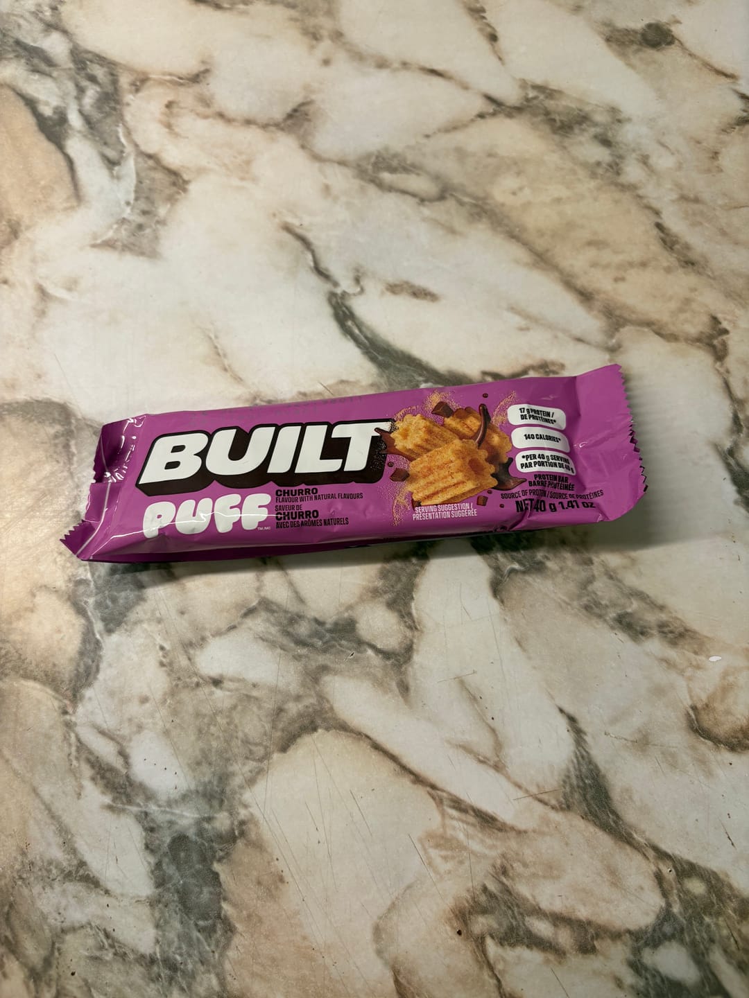 Customer photo review of Built - Built Bar Puff - 52g
