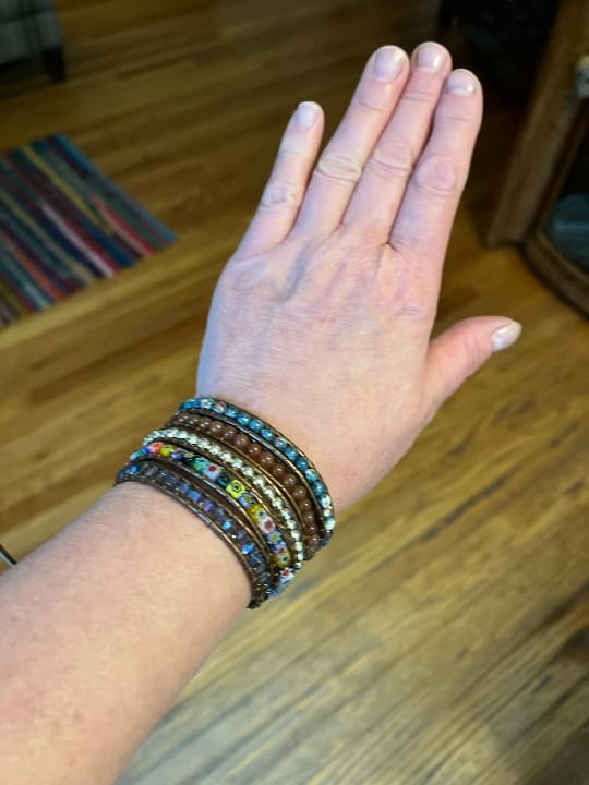 Customer photo review of Imperial Flower Protection Wrap Bracelet