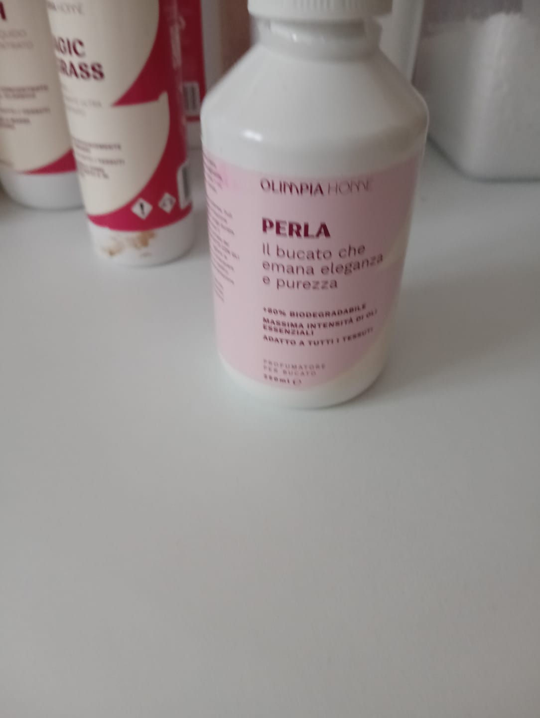 Customer photo review of Perla – Il bucato che emana eleganza e purezza