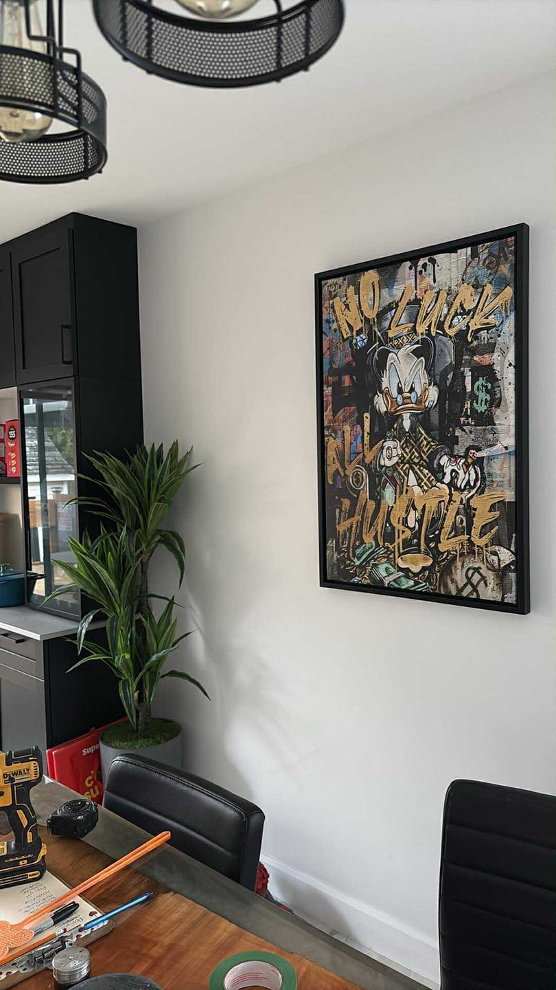 Customer photo review of ALL HUSTLE CANVAS
