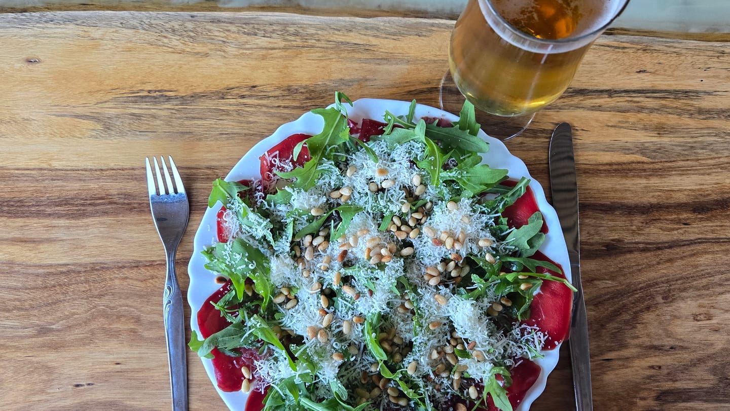 Customer photo review of Ostrich Carpaccio