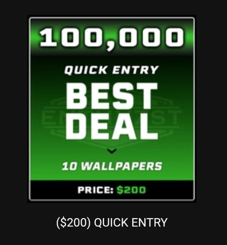 Customer photo review of ($200) QUICK ENTRY