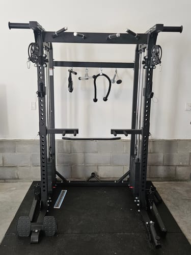 Customer photo review of Major Fitness F22 All-In-One Home Gym Power Rack