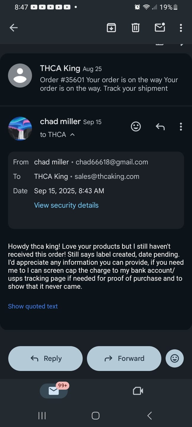 Customer photo review of THCA Live Resin Dabs