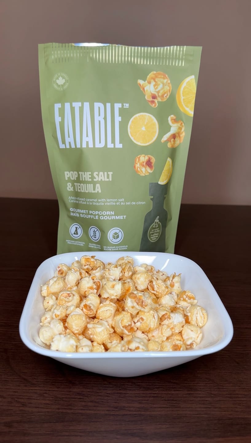 Customer photo review of Pop the Salt & Tequila (125g) - Añejo Infused Caramel Popcorn