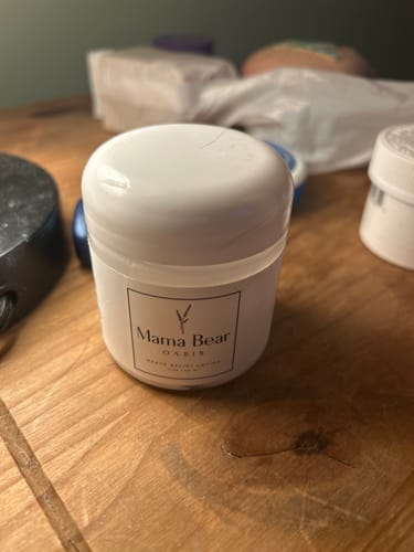 Customer photo review of Mama Bear Nerve Relief Lotion
