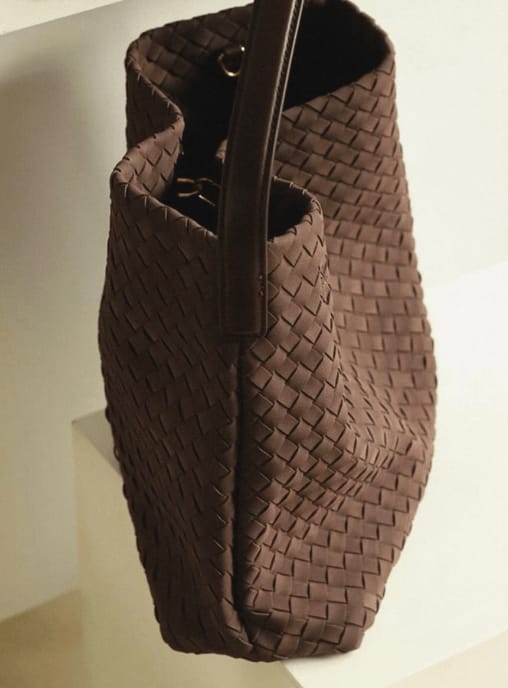 Customer photo review of Marceline Suede Tote Bag