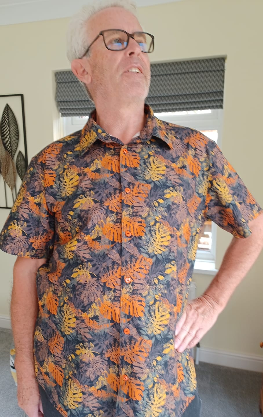 Customer photo review of Petal Shade Rose & Hubble Cotton Poplin Fabric
