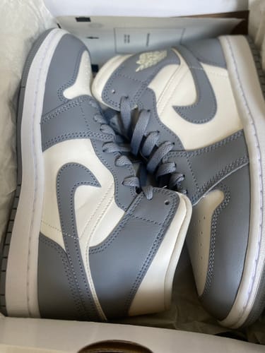 Customer photo review of Jordan 1 Mid Stealth (Women's)