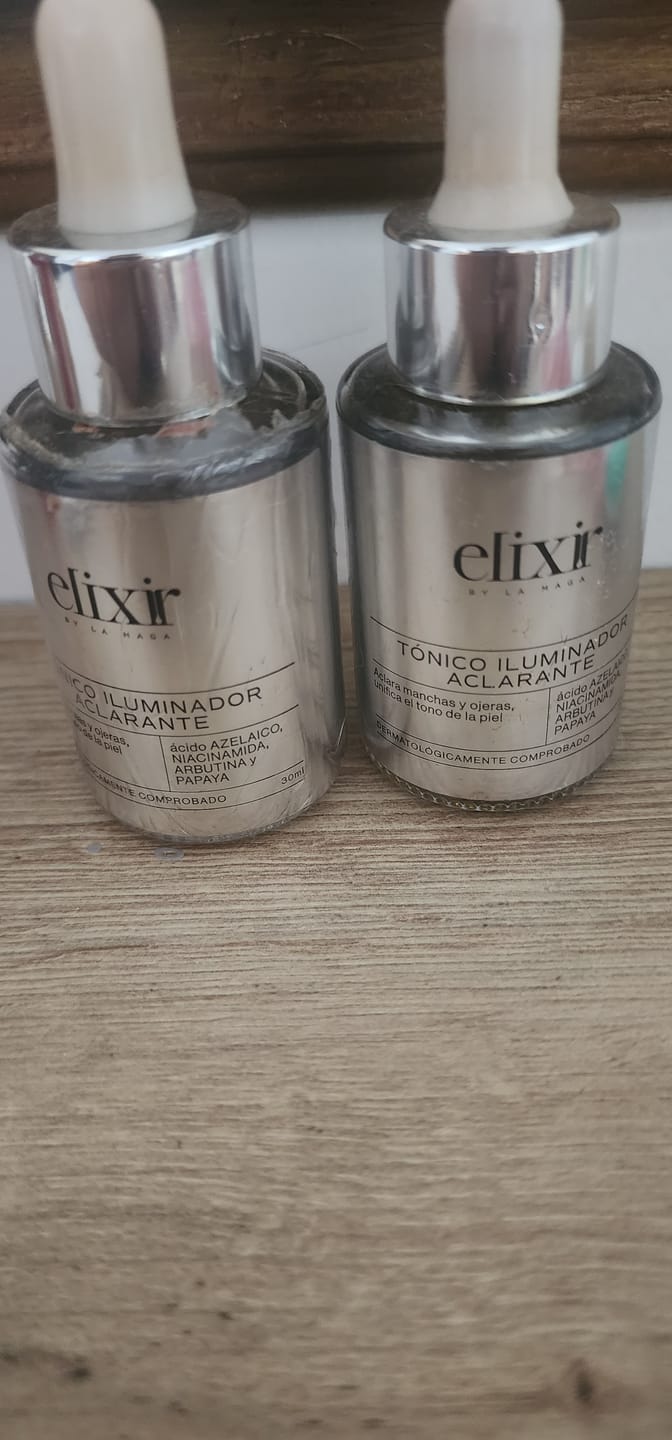 Customer photo review of Tónico Iluminador Aclarante